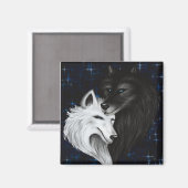 Wolf Heart Magnet - Original (Vorderseite/Rückseite)