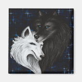 Wolf Heart Magnet - Original (Vorne)