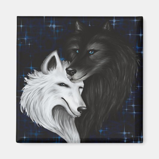 Wolf Heart Magnet - Original (Vorne)