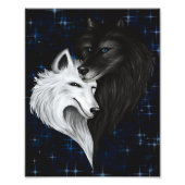 Wolf Heart Print Fotodruck (Vorne)