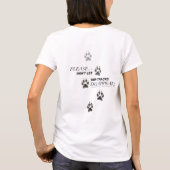 Wolf… Helfen Sie uns bitte! T-Shirt (Rückseite)
