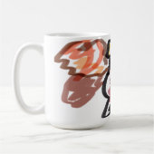 Wolf Herbst Sonnenuntergang Kaffeetasse (Links)