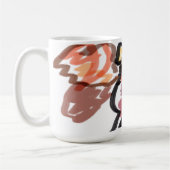 Wolf Herbst Sonnenuntergang Kaffeetasse (Links)