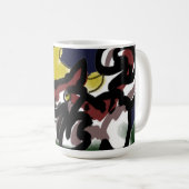 Wolf Herbstlauf Kaffeetasse (VorderseiteRechts)