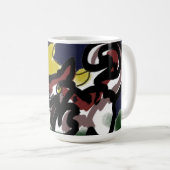 Wolf Herbstlauf Kaffeetasse (VorderseiteRechts)