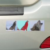 Wolf-Heulen Autoaufkleber (Auf Auto)