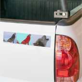 Wolf-Heulen Autoaufkleber (Auf Lkw)