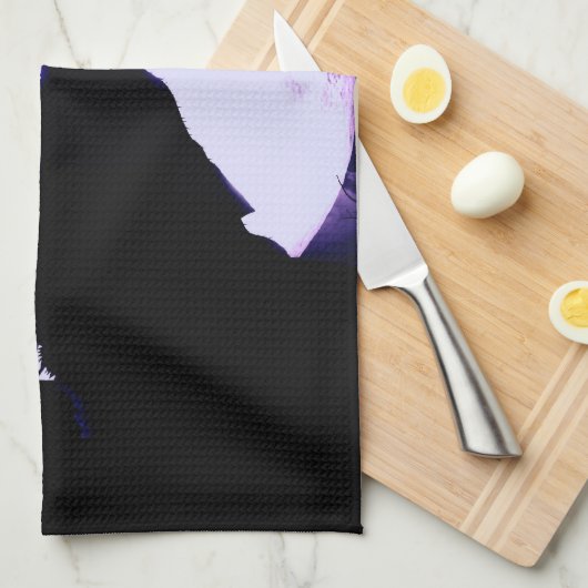 Wolf-Heulen-Geschirrtuch Handtuch (Viertel Falte)