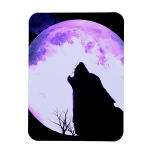 Wolf-Heulen-Prämien-Magnet Magnet
