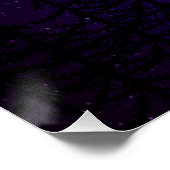 WOLF HEULENDER MOND MAGENTA POSTER (Ecke)