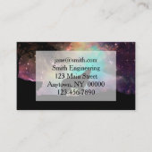 Wolf heult auf das Universum Visitenkarte (Vorderseite)