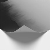 Wolf heult auf dem Mond Geschenkpapier (Ecke)