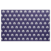 Wolf heult auf Mondwolfen Stoff (Fat Quarter (45,7 x 55,9 cm))