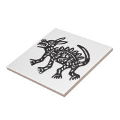 Wolf, Hieroglyph (Maya) Fliese (Seite)