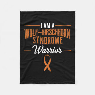 Wolf-hirschhorn-Syndrom Warrior Awareness Whs Rib Fleecedecke