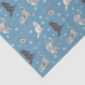 Wolf Holiday Tissue Paper Seidenpapier (Ausschnitt)