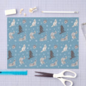 Wolf Holiday Tissue Paper Seidenpapier (Handwerk)