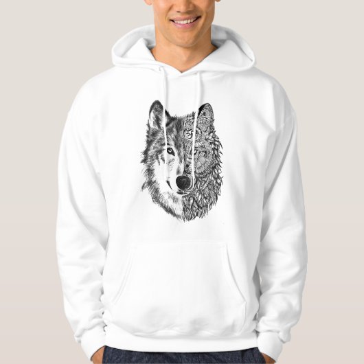 Wolf Hoodie (Vorderseite)