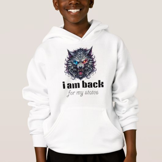 Wolf Hoodie (Vorderseite)