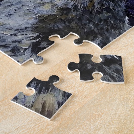 WOLF HOWL AND WINTER MOON PUZZLE (Seite)