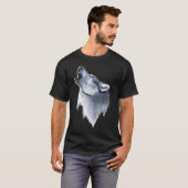 Wolf Howl Gefecht für Wölfe T-Shirt (Vorne ganz)