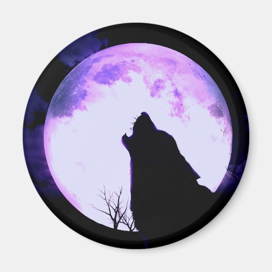 Wolf Howl Magnet (Vorne)