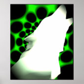 Wolf howl poster (Vorne)