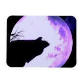 Wolf Howl Premium Magnet (Horizontal)