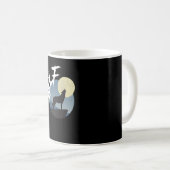 Wolf Howl Wilderness Wildlife Kaffeetasse (VorderseiteRechts)