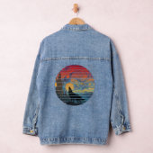 WOLF HOWLING ABSTRAKTER STIL JEANSJACKE (Hangar)