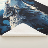 Wolf Howling am Mond Sherpadecke (3/4)