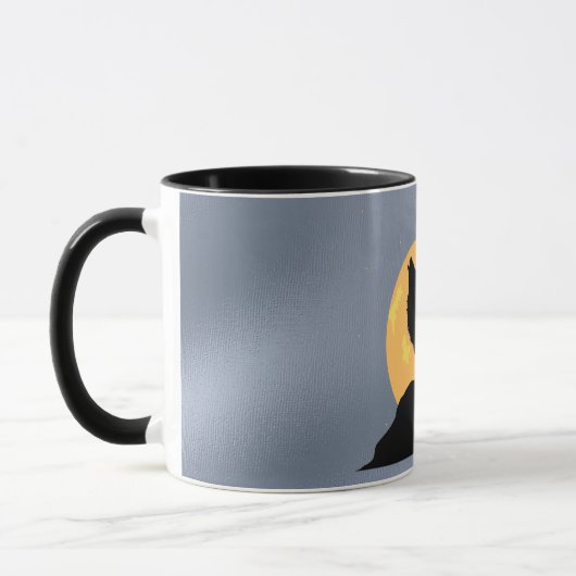 Wolf Howling am Mond Tasse (Links)