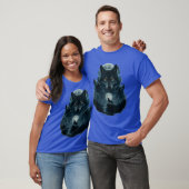 Wolf Howling at Moon Graphic Tees Men Wolves (Unisex)