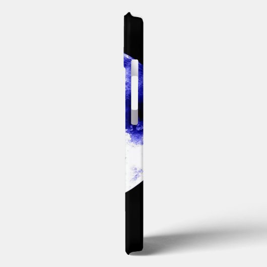 Wolf Howling auf dem Mond Case-Mate iPhone Hülle (Rückseite / Links)