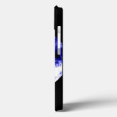 Wolf Howling auf dem Mond Case-Mate iPhone Hülle (Rückseite / Links)