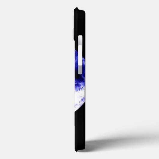 Wolf Howling auf dem Mond Case-Mate iPhone Hülle (Rückseite / Links)