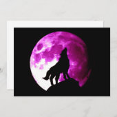 Wolf Howling bei der Einladung zum Mond (Vorne/Hinten)