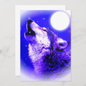 Wolf Howling bei der Einladung zum Mond (Vorne/Hinten)