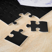 Wolf Howling bei Moon Blue Nşght Fullmoon Puzzle (Seite)