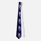 Wolf Howling bei Moon Neck Tie Krawatte (Vorderseite)