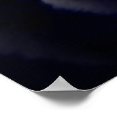 Wolf Howling bei Moon Poster Print - Wolf Poster (Ecke)