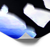 Wolf Howling bei Moon Poster Print - Wolf Poster (Ecke)