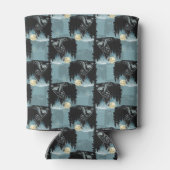 Wolf Howling beim Moon-Muster-Design Dosenkühler (Rückseite)
