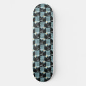 Wolf Howling beim Moon-Muster-Design Skateboard (Vorderseite)