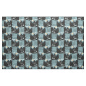Wolf Howling beim Moon-Muster-Design Stoff (Fat Quarter (45,7 x 55,9 cm))
