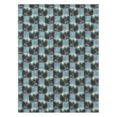 Wolf Howling beim Moon-Muster-Design Tischdecke (Vorderseite)