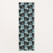 Wolf Howling beim Moon-Muster-Design Yogamatte (Vorderseite)