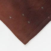 WOLF HOWLING IN SPACE MOON GALAXY FLEECEDECKE (Ecke)