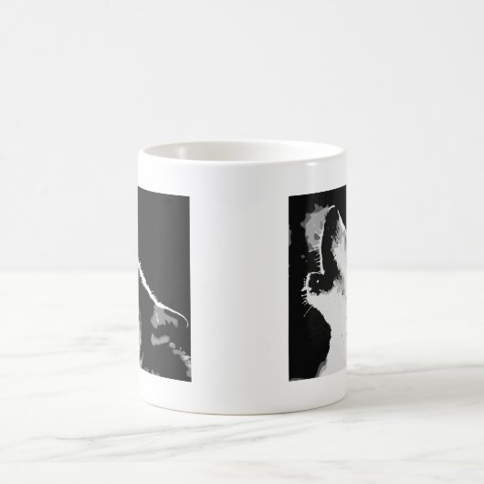 Wolf Howling Kaffeetasse (Mittel)