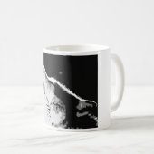 Wolf Howling Kaffeetasse (VorderseiteRechts)